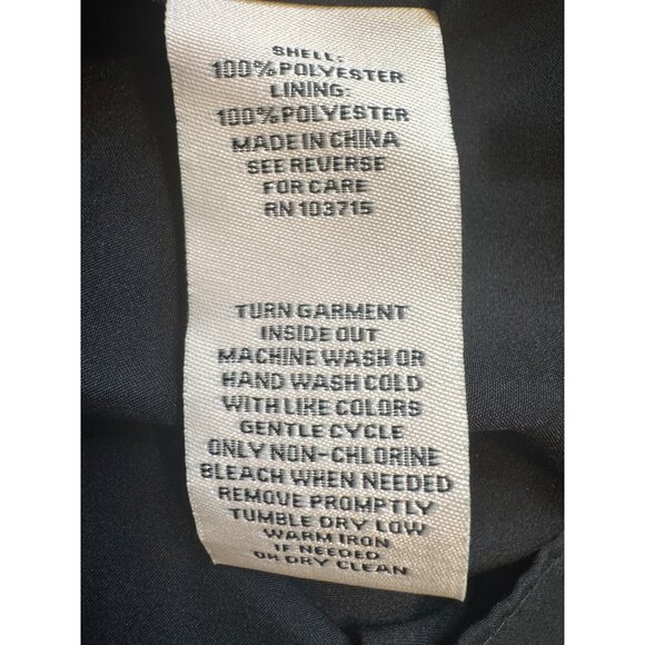 NWT The Vanity Room L Black Sleeveless Tie-Neck Romper - Picture 14 of 15